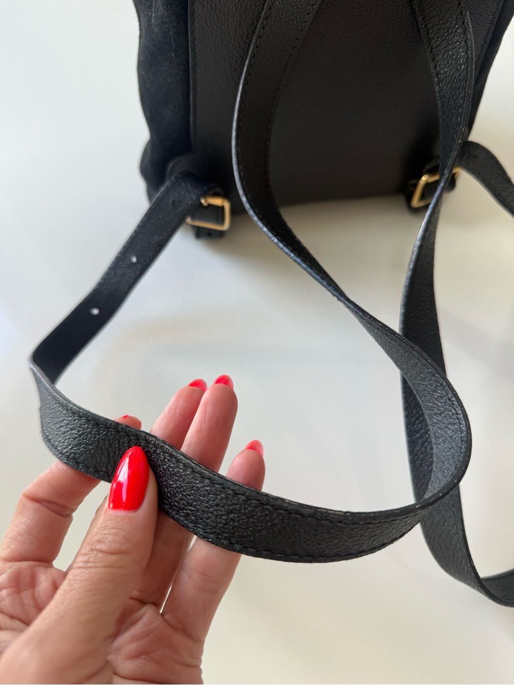 Gucci Mini Bamboo Suede Backpack - Picture 4 of 12